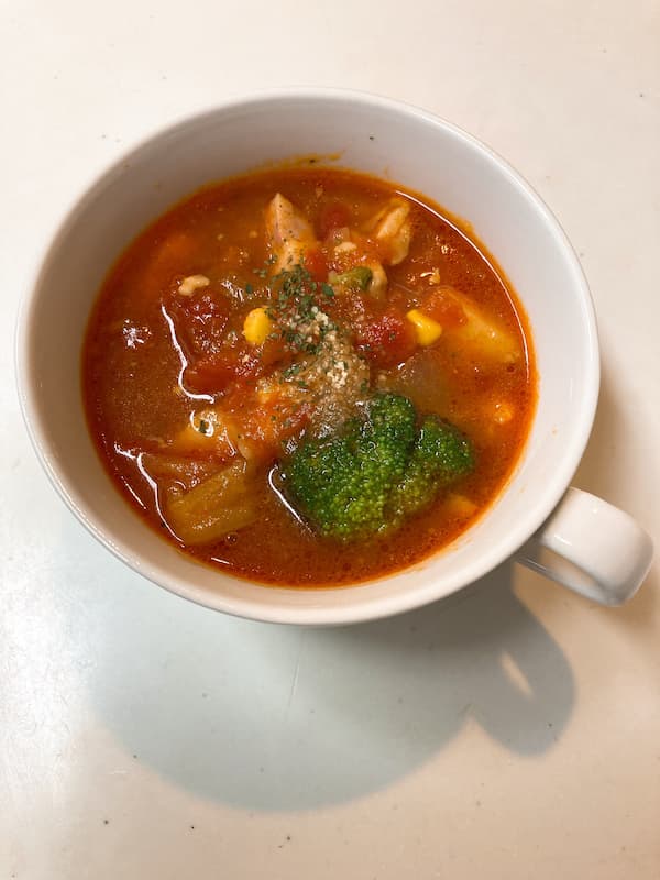 スープジャー弁当簡単レシピ【ミネストローネ】